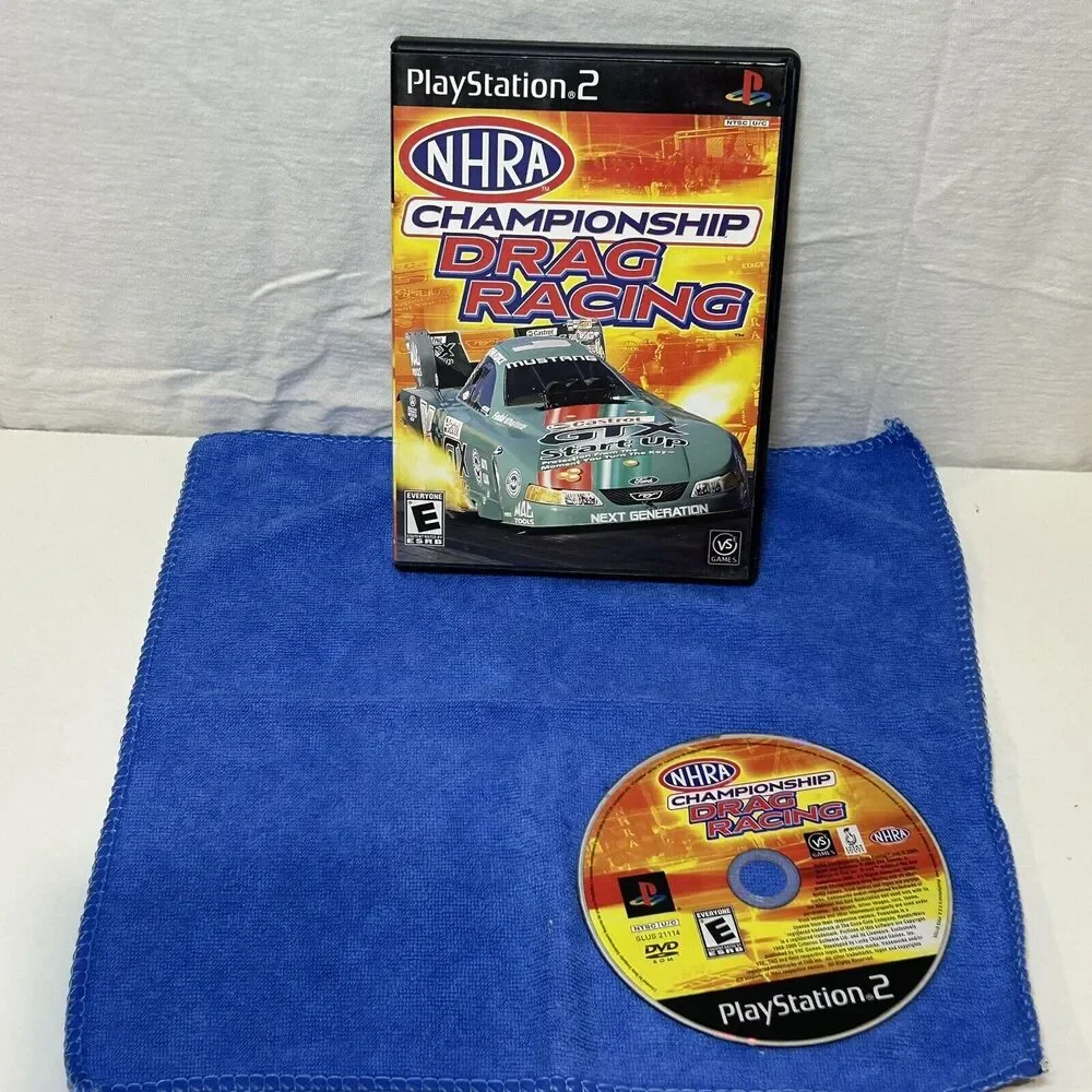 NHRA Championship Drag Racing (Sony PlayStation 2, 2005) No Manual
